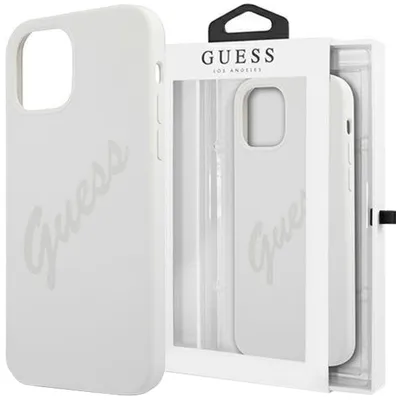 Produktbild von Guess GUHCP12LLSVSCR iPhone 12 Pro Max 6,7  Creme/Creme Hardcase Script Vintage Handyhülle