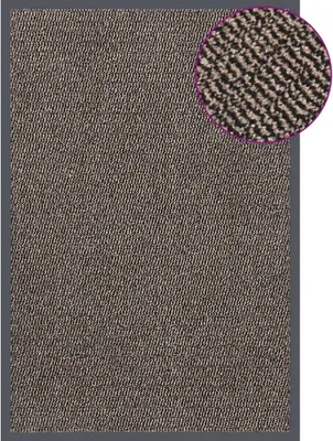 Produktbild von The Living Store Fußmatte getuftet 80x120 cm Dunkelbraun