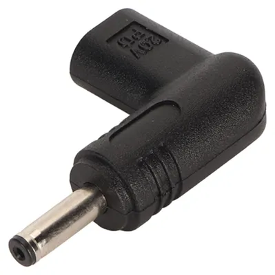 Zdjęcie produktu dla Złącze żeńskie typu C do adaptera DC 4,0 x 1,35 mm – profesjonalny, wydajny zasilacz USB-C PD o mocy 100 W do laptopa