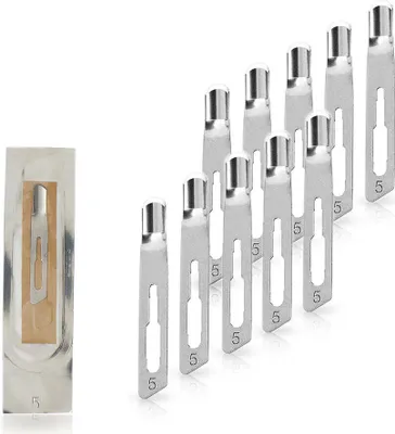 Produktbild von Hohlmeißelklingen Figur 5 (10 Stück, steril) zur präzisen Entfernung von