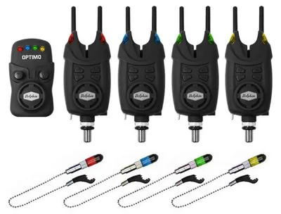 Produktbild von DELPHIN OPTIMO 9V+CSWII+snag, Bissanzeiger Set, 4+1, 900022402