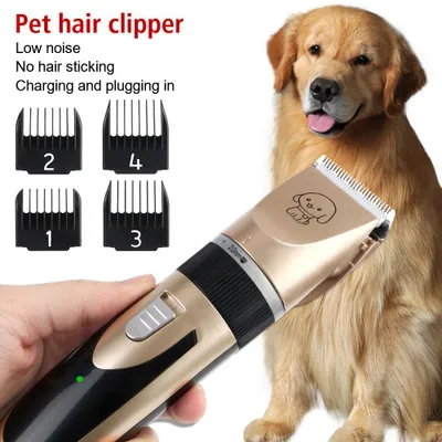 Produktbild von Kabellose Tierhaarschneidemaschine Elektrische Schere Haarschneidemaschine Rasierapparat-Set für Hunde, Kaninchen, Katzen, Welpen, Fellpflege-Schneide