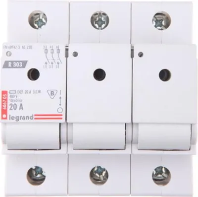 Produktbild von Sicherungsschalter 3P 20A D02 R303 606705
