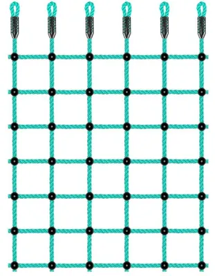 Immagine prodotto di Rete da arrampicata per bambini, da utilizzare sia all'interno che all'esterno, dimensioni 196 x 125 cm