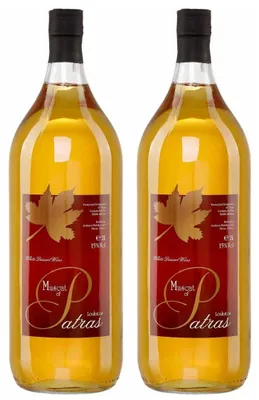 Produktbild von Muskat aus Patras P.D.O. 2x 2,0l weiß | 15% Vol | Likörwein aus Griechenland