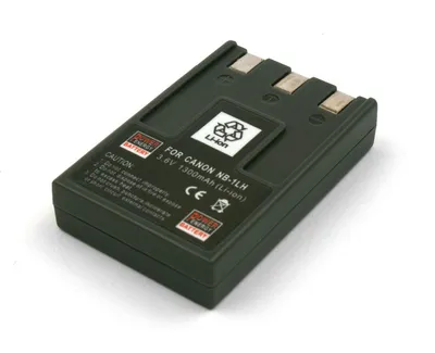 Produktbild von Canon NB 1 L/LH Lithium Ionen (Li-Ion) Akku fÃ1/4r Digitalkamera, 680 mAh Kapazität, Akkutyp Canon NB-1LH