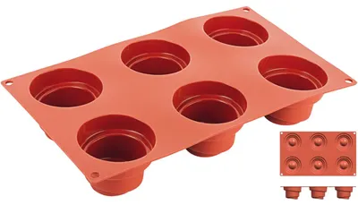 Produktbild von CONTACTO Silikon-Backmatte Wendelturm, Höhe: 50 mm