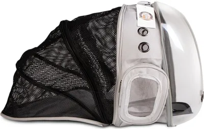 Zdjęcie produktu dla Furrever Friends CatVision "Tent" Grey - plecak transporter dla kota i psa Furrever Friends