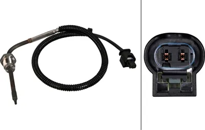 Produktbild von HELLA 6PT 010 376-891 Abgastemperatursensor für SMART FORTWO Coupe (451) 390mm