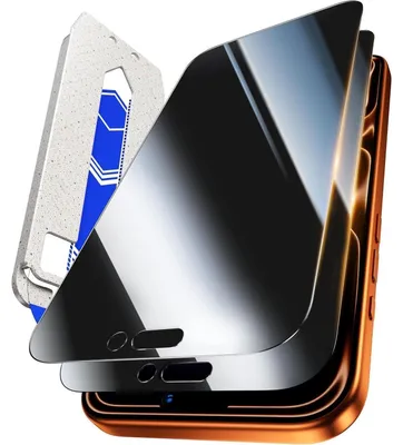 Image de Film de protection pour iPhone 17 Pro, protège l'écran, verre trempé, dureté 9H+, lot de 2