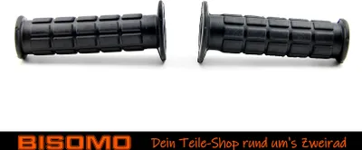 Produktbild von Gummiteile 6-teilig Lenkergriff, Kickstarter, Gasdrehgriff, Fußraste, moderne Form, Fußschaltung für Simson S50 S51 Enduro S53 S70 S83 Gummi