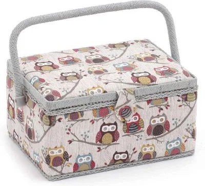 Image de Boîte à couture exclusive, taille moyenne : 19 x 26 x 15 cm