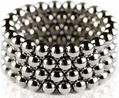 Produktbild von 40 Stück Neodym Magnete 5 mm Kugel N42 Mini Magnete Starke Haftkraft
