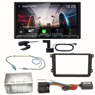 Produktbild von Kenwood DMX8021DABS Android Auto Einbauset für Beetle Jetta Sharan Tiguan T5
