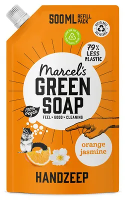 Image de Marcel's, Orange & Jasmin, Savon liquide pour les mains, 500ml