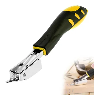 Imagen del producto de Removedor de grapas - Palanca para tapicería - Extractores de clavos - Removedor de grapas manual con agarre suave - Herramienta para quitar grapas y clavos - para muebles, madera