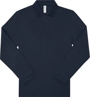 Produktbild von B&C - "My" Poloshirt für Herren  Langärmlig RW8972 (S) (Marineblau)