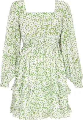 Produktbild von SWIRLY damen kleid - grün, L