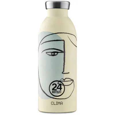 Produktbild von 24 Bottles Clima Pattern Collection Isolier-Trinkflasche - 500 ml - White Calypso