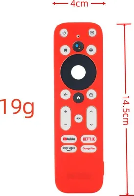 Produktbild von INF Silikon Schutzhülle für Walmart onn ANDROID TV 2K FHDSTREAMING Fernbedienung Rot