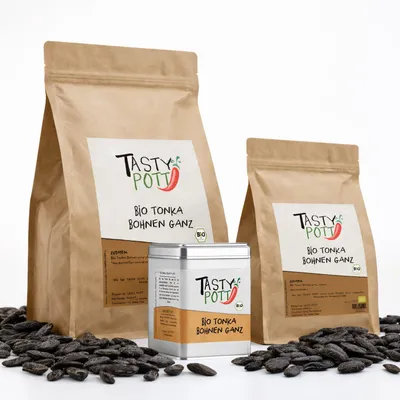 Produktbild von Tasty Pott Tonka Bohnen -ganz- im Beutel - 200g