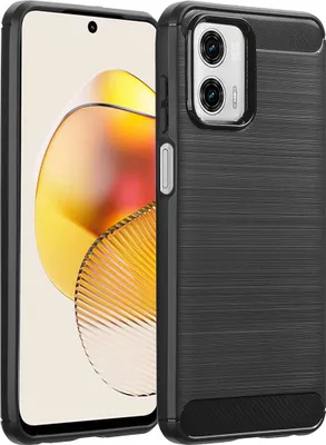 Zdjęcie produktu dla imoshion Brushed Backcover dla Motorola Moto G73 - Czarny