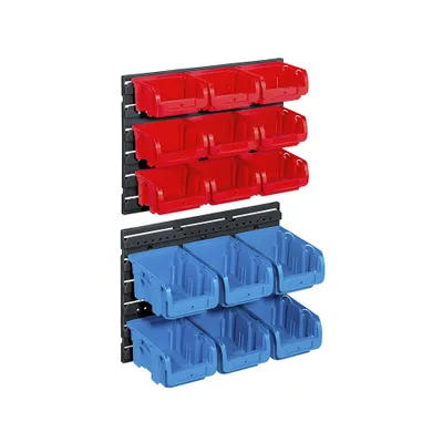 Obrázok produktu pre allit 457120 allit otvorený úložný box ProfiPlus >C< 1+2/17, červený/modrý