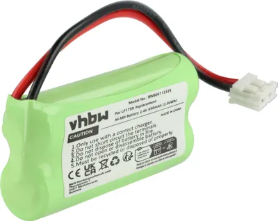 Produktbild von vhbw Akku kompatibel mit Tomy Baby Monitor TD350, TD300 Babyphone Babytalker (850 mAh, 2,4 V, NiMH)