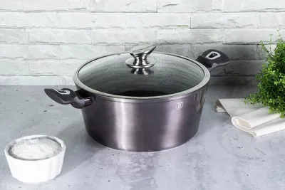 Image de BERLINGERHAUS BH-6924 CARBON PRO 30 cm GRANITE POTS