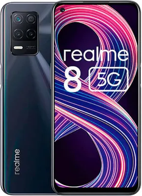 Produktbild von Realme 8 5G 6GB/128GB Schwarz (Supersonic Black) Dual-SIM