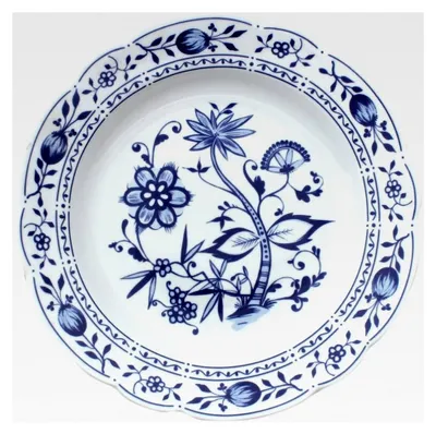 Produktbild von Tiefer Teller 22 cm Zwiebelmuster Porzellan