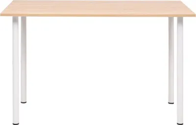 Immagine prodotto di vidaXL Tavolo da pranzo 120×60×73 cm in rovere marrone e bianco