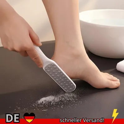 Produktbild von Hochwertige Fußfeile aus Edelstahl 304 Doppelseitiger Hornhautentferner für