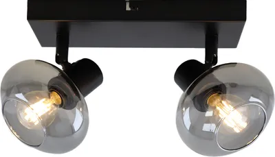 Produktbild von Olucia - SKIP - Deckenleuchte - Schwarz - 2 Lampen