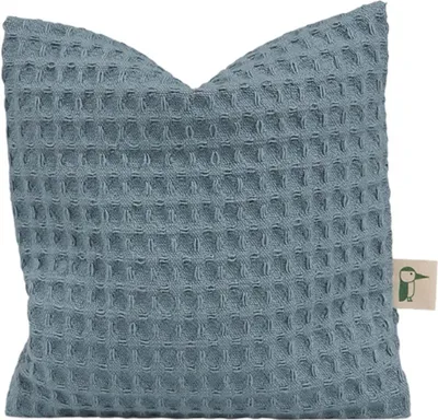 Produktbild von GRÜNSPECHT Rapssamen-Kissen mit waschbarem Bezug, Wärmekissen für Babys & Kleinkinder, bei Blähungen & Bauchschmerzen, Waffelpiqué, petrol (376-V3)