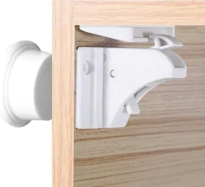 Produktbild von Kinderslot kastjes - Magnetische kastbeveiligung für Babys und Kinder - 8 Schlösser mit 2 Schlüsseln Kinderslot kastjes