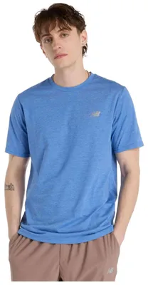 Obrázek produktu pro Tričko New Balance Camiseta New Balance Heathertech manga corta azul eléctrico pro Uni