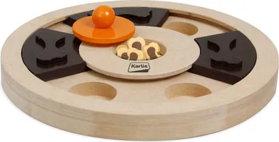Produktbild von Karlie Brain Train Hera - Hundespielzeug - Holz - Natur -25x25x2,5 cm