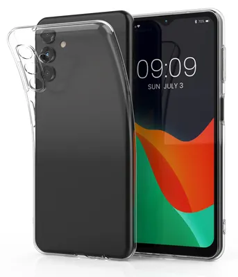 Produktbild von kwmobile Hülle kompatibel mit Samsung Galaxy A04s - Silikon Handyhülle transparent - Handy Case in Transparent