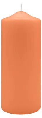 Produktbild von Spitzkopf Stumpen Kerzen Mango Orange 20 x Ø 8 cm, 6 Stück