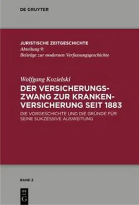 Produktbild von Der Versicherungszwang zur Krankenversicherung seit 1883