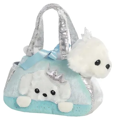 Obrázok produktu pre AURORA Fancy Pals Plush Poodle in a blue bag, 20 cm