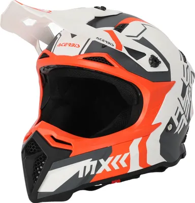 Obrázek produktu pro Motokrosová přilba Acerbis Profile 5, bílá/oranžová, S (55/56)
