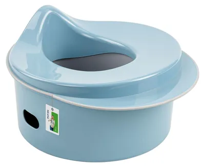 Immagine prodotto di keeeper baby potty deluxe 3in1, vasino + tavoletta + sgabello, 30 x 34 x 18,5 cm, Miro Pure, blu (Nordic Blue)