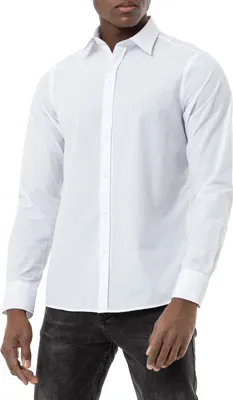 Produktbild von Red Bridge Herren Hemd Basic Design Regular Modern Fit Langarm Weiss-XXL