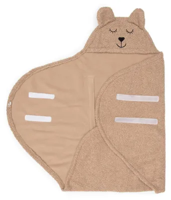Produktbild von Einschlagdecke für Babyschale Bear Boucle - Biscuit