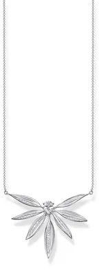 Produktbild von Thomas Sabo KE1950-051-14 Halskette mit Anhänger Damen Blätter Groß Silber