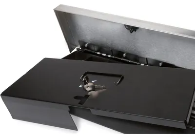 Produktbild von Safescan 4617L, Abschließbarer Deckel, Schwarz, Safescan SD-4617S