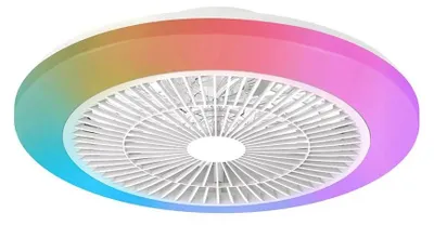 Produktbild von Philips Amigo Deckenventilator mit Beleuchtung 40 W (Ventilator) + 20 W (Leuchte), Haushalts-Lamellenlüfter, Weiß, Zimmerdecke, Kunststoff, IP20, II
