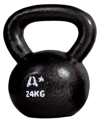 Image de Kettlebell en fonte - 24 kg - Entraînement de force et fitness